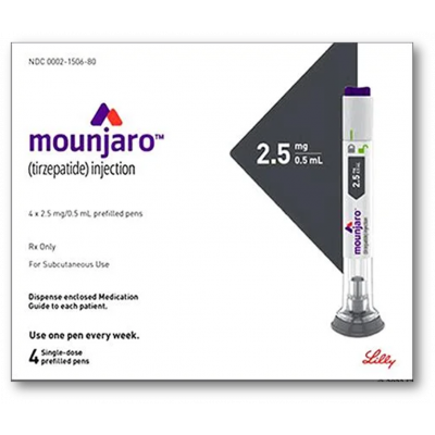 MOUNJARO 2.5 MG / 0.5 ML ( TIRZEPATIDE ) FOR SUBCUTANEOUS INJECTION 4 PRE-FILLED PENS